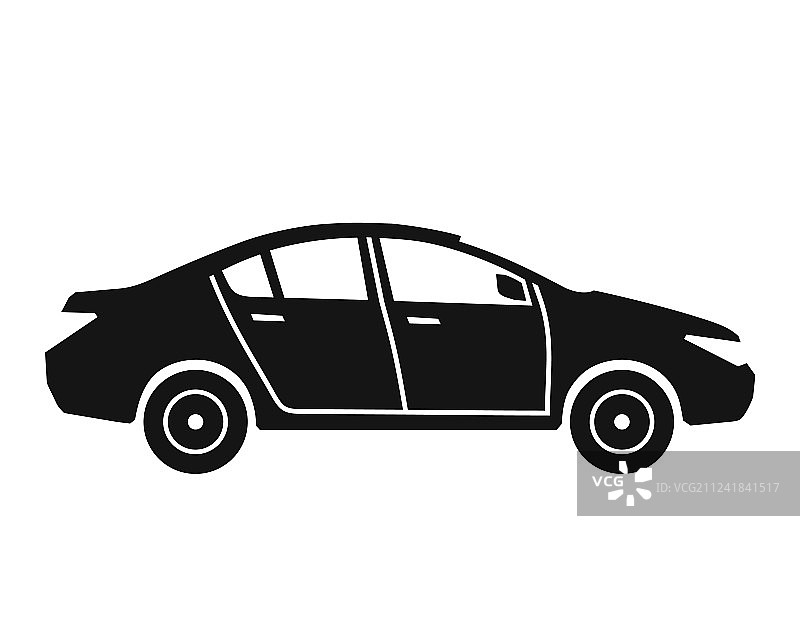 轿车图标侧视图图片素材