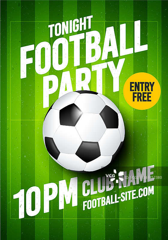 足球联赛海报图片素材