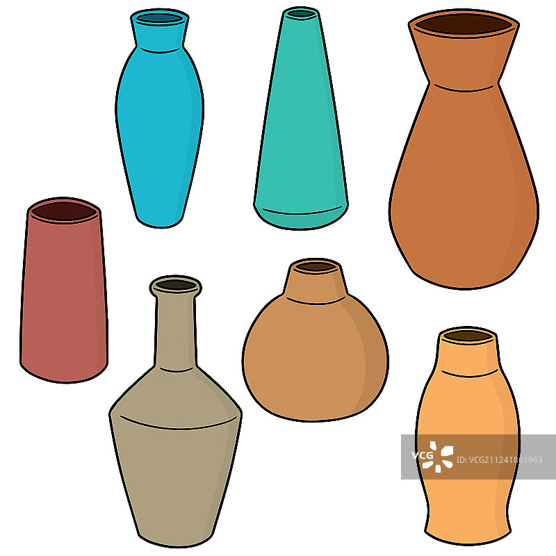 花瓶集合图片素材
