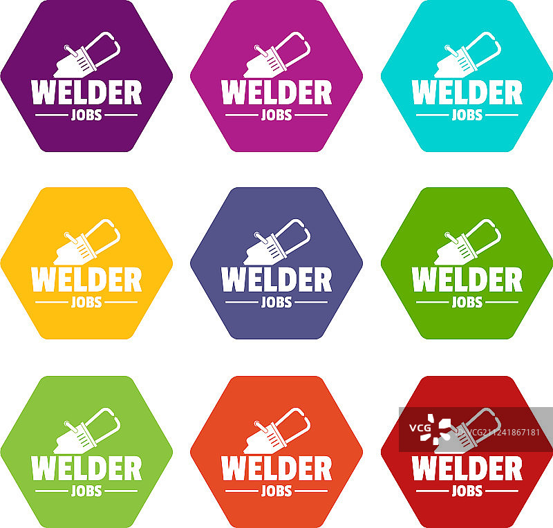 焊接工人图标合集9图片素材