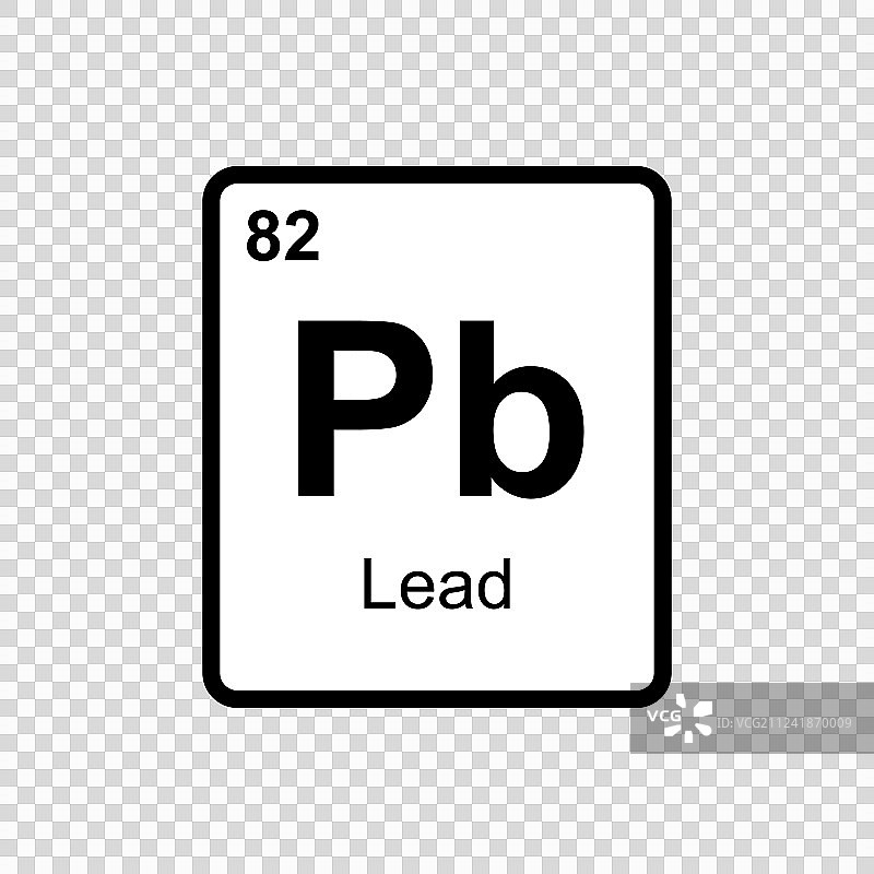化学元素铅图片素材