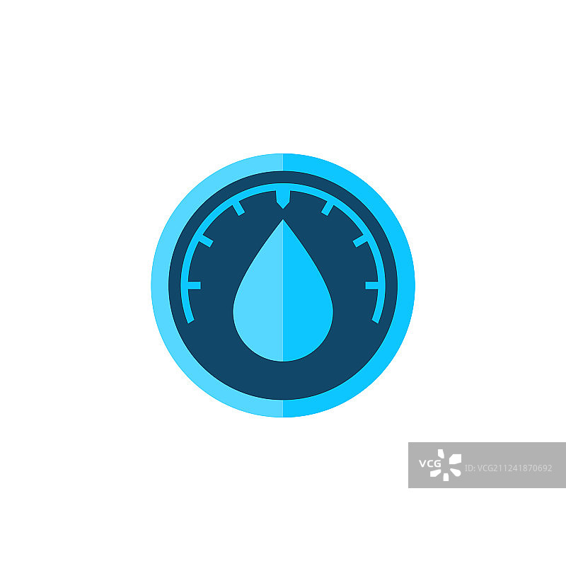 湿度图标水位图片素材