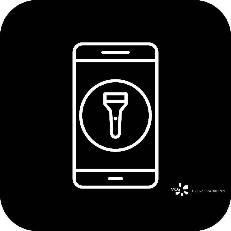 闪光灯手机应用图标图片素材