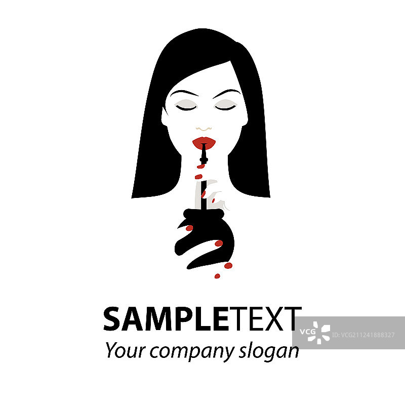 饮用南美马黛茶的美丽女孩图片素材