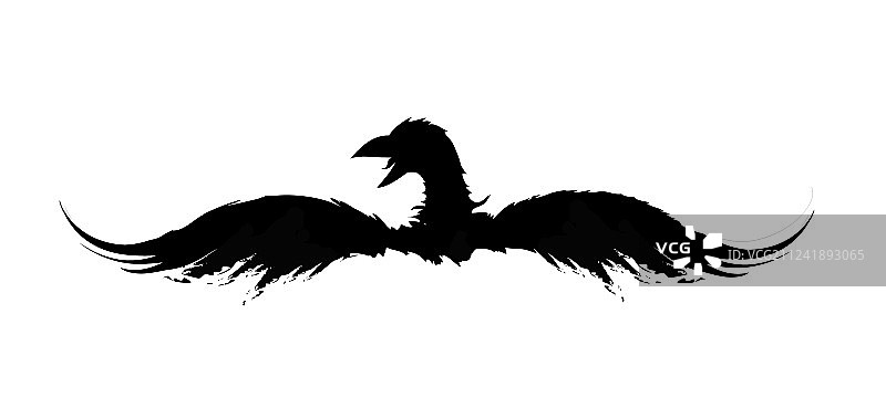 黑色大鹰图片素材