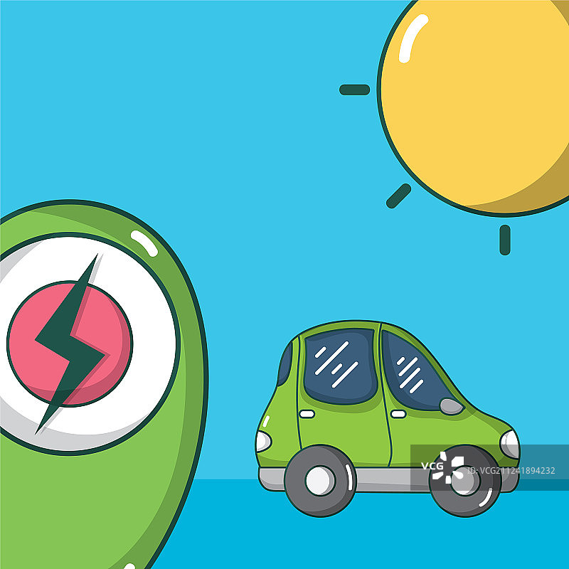 电动汽车图片素材