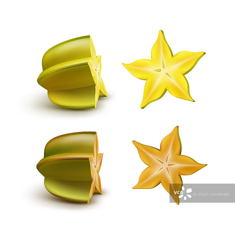 杨桃切片图片素材