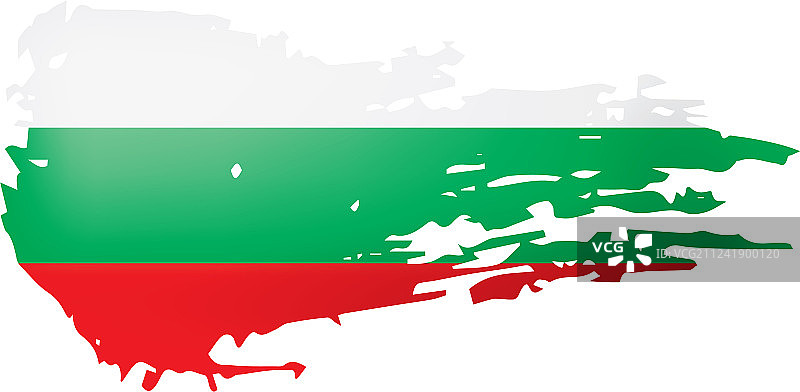 保加利亚国旗上有白色图片素材