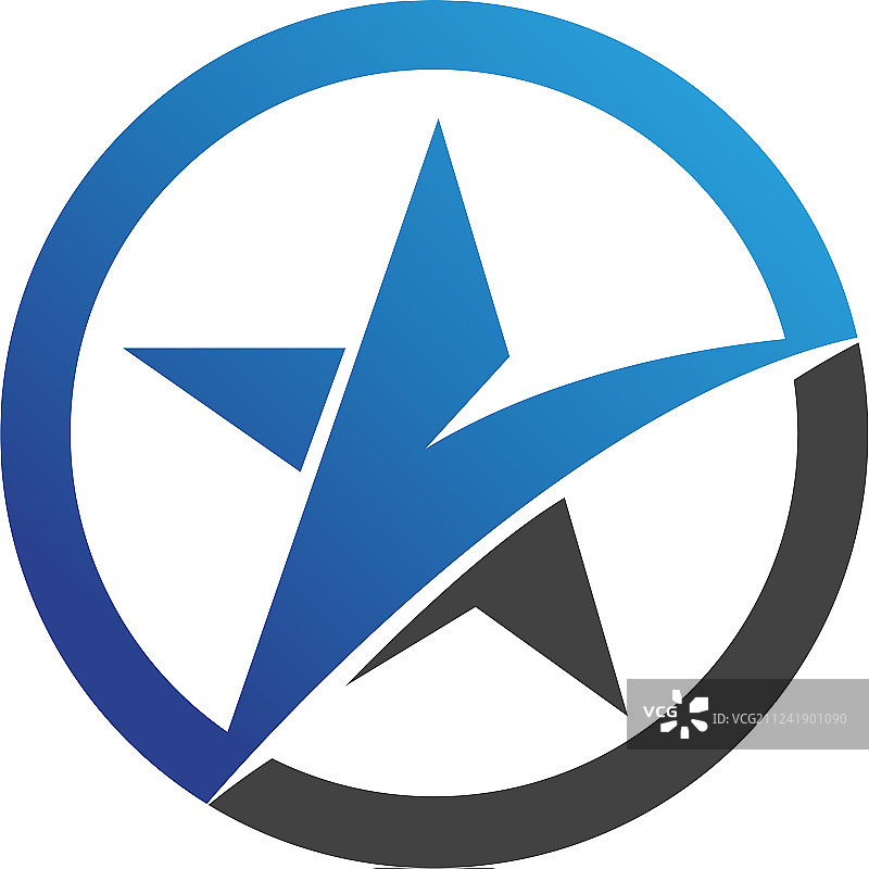 星形猎鹰logo模版图标app图片素材