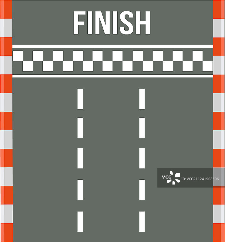 赛道终点线俯视图图片素材