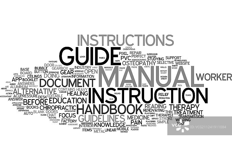 手动词云概念图片素材