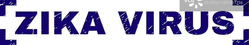 带纹理的寨卡病毒印章图片素材