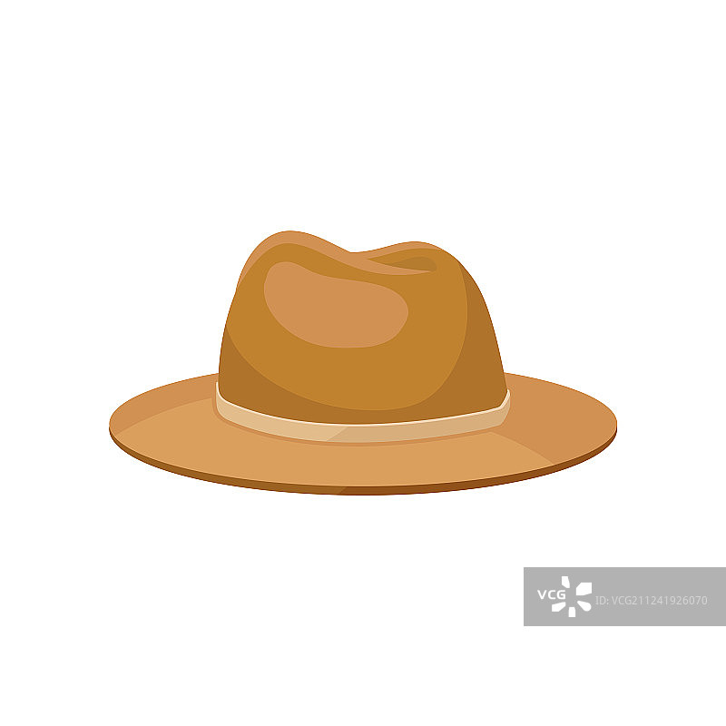 时尚男士经典巴拿马草帽图片素材