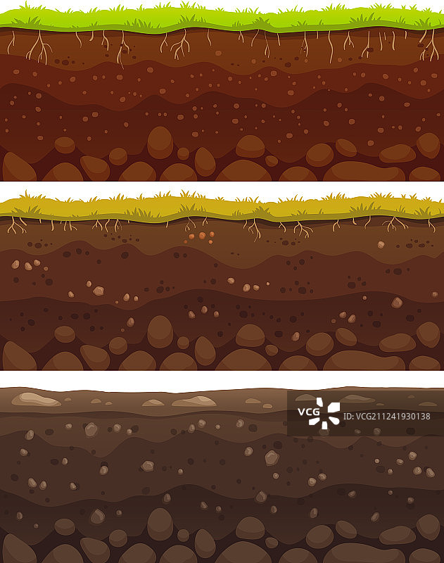 无缝土壤分层纹理背景图片素材