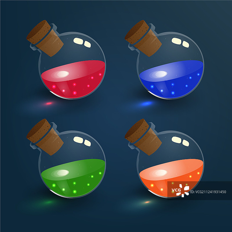 魔法药剂套装图片素材