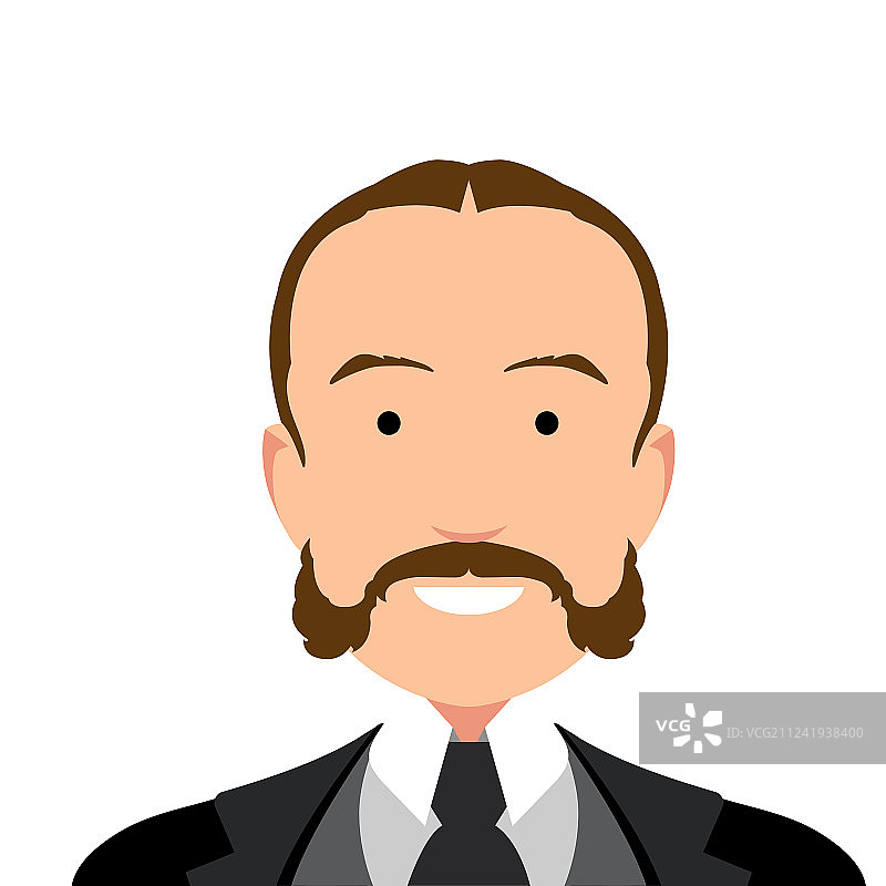 复古绅士肖像图片素材