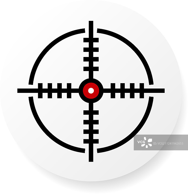 十字线瞄准器图标图片素材
