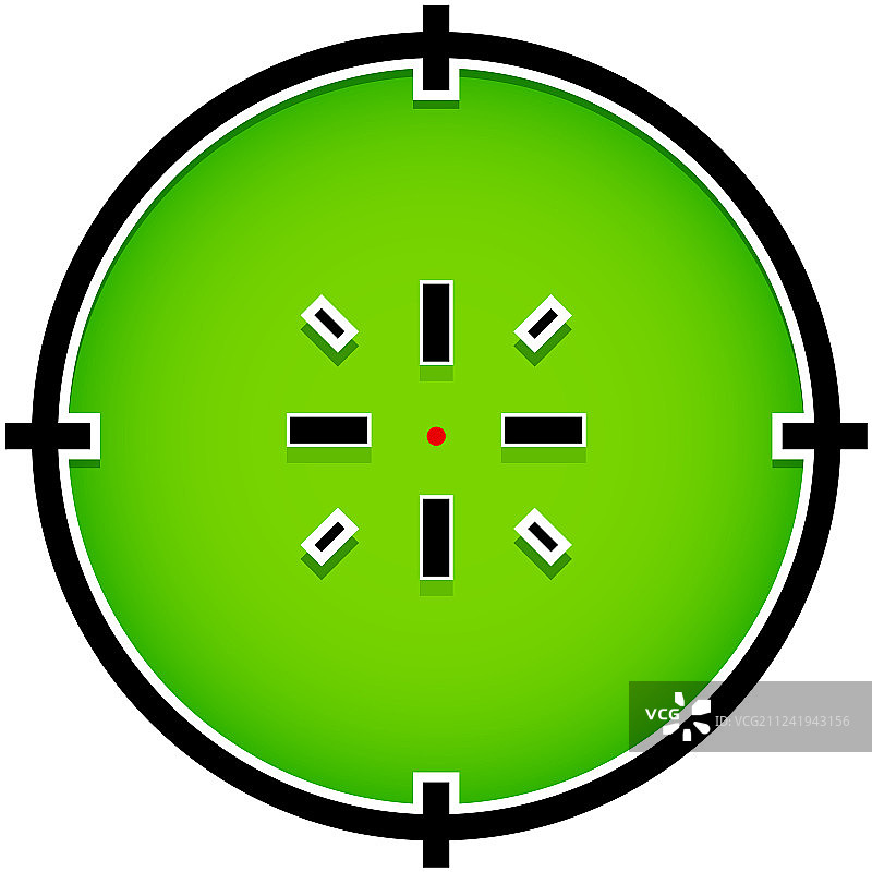 十字线瞄准器图形图片素材