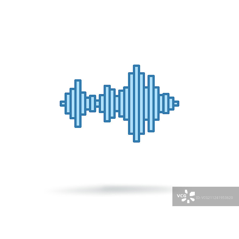 声波音乐图标图片素材