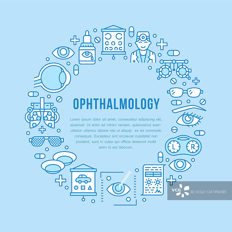 眼科眼睛健康护理图片素材