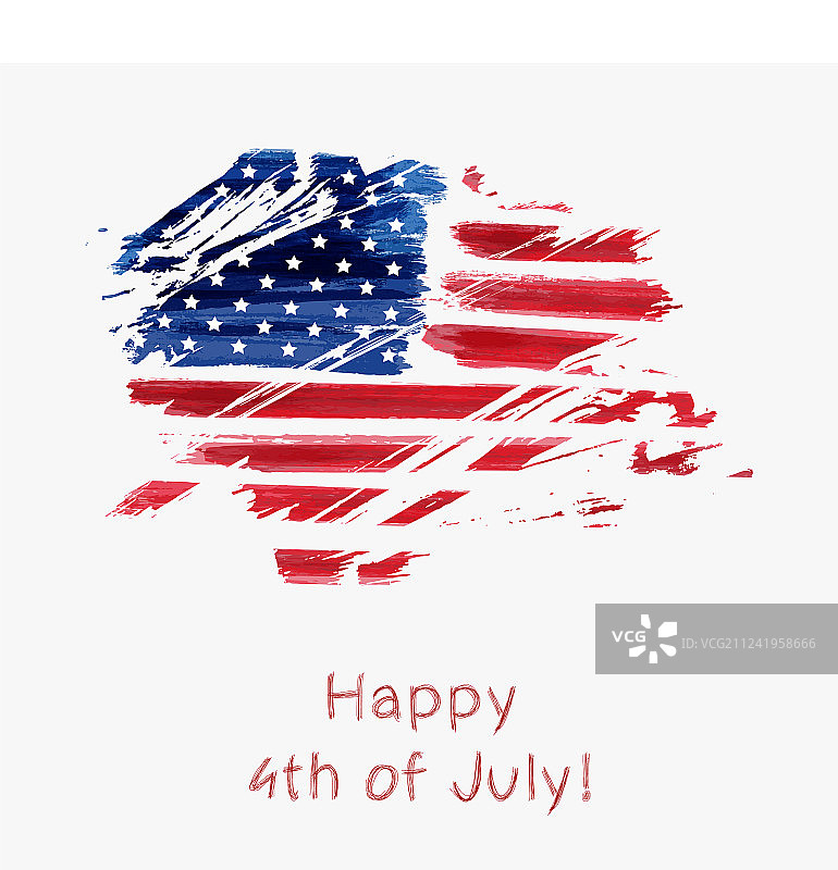 美国独立日背景：7月4日快乐图片素材