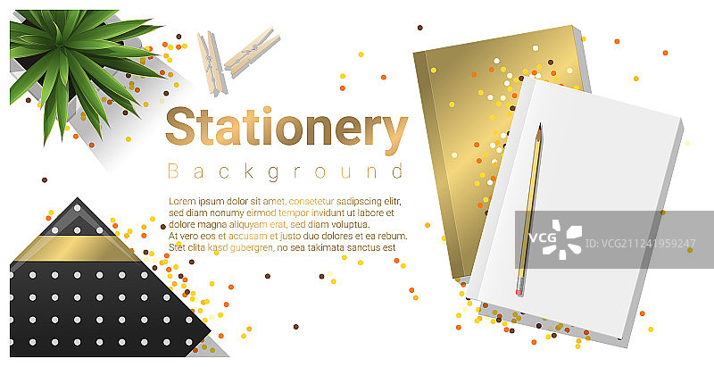 创意文具背景场景图片素材