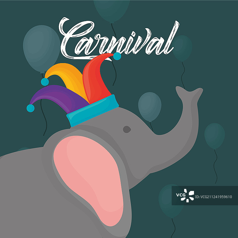 马戏团动物设计图片素材