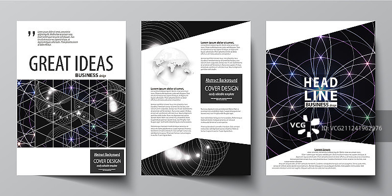 商业模板的小册子杂志传单图片素材