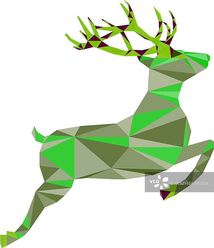 抽象多边形几何三角形低图片素材