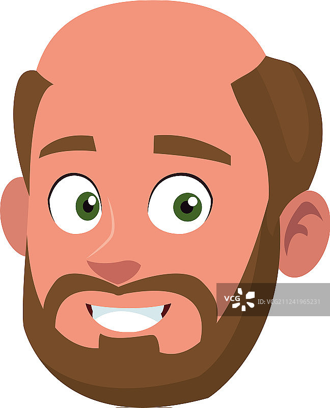 人微笑的卡通图片素材