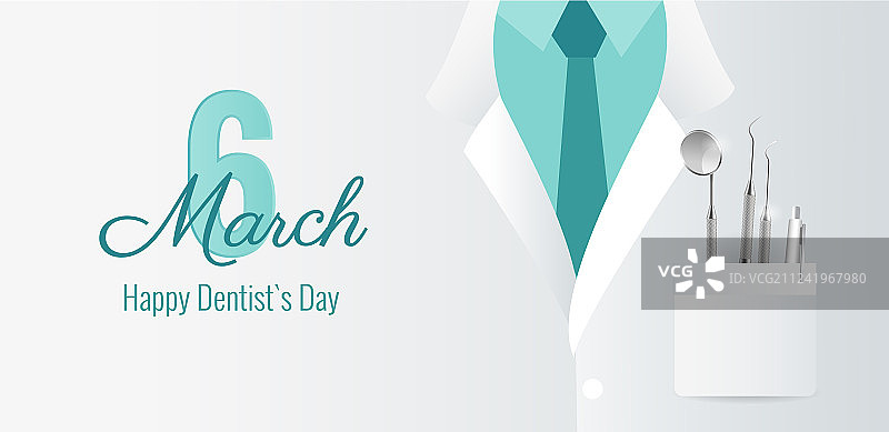 3月6日-牙医日背景图片素材