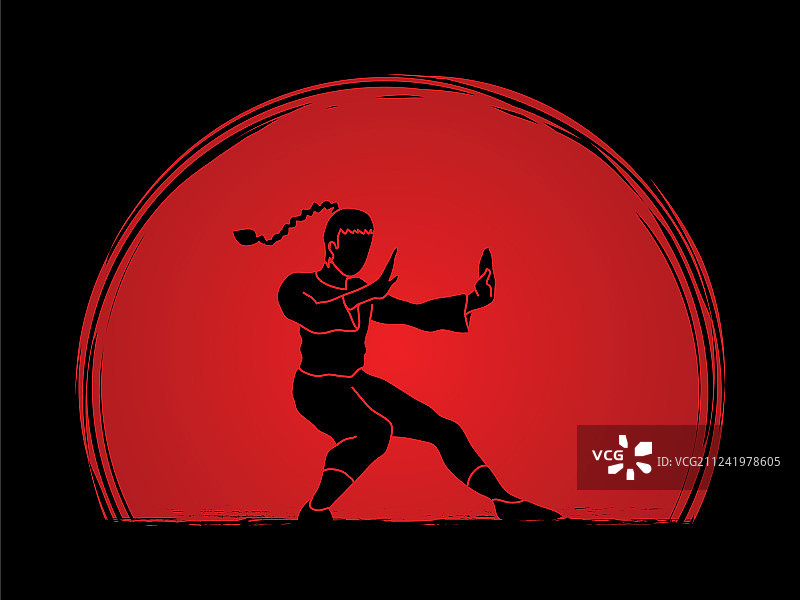 功夫格斗动作图图片素材