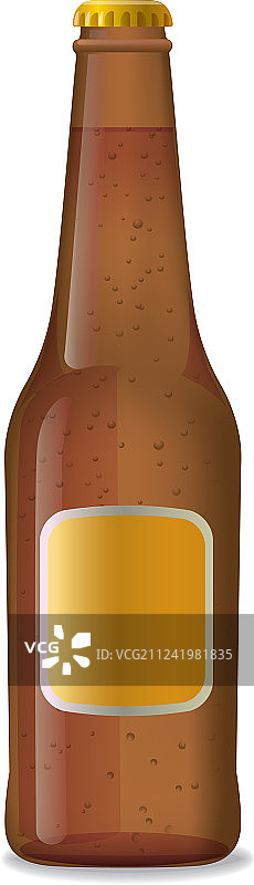 棕色啤酒瓶图片素材