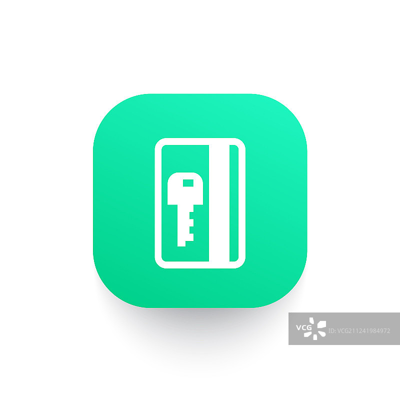 电子通行卡钥匙图标图片素材