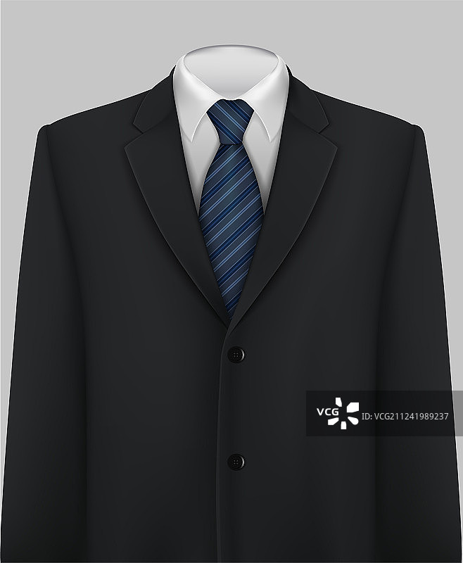 优雅的西装和燕尾服与领结图片素材