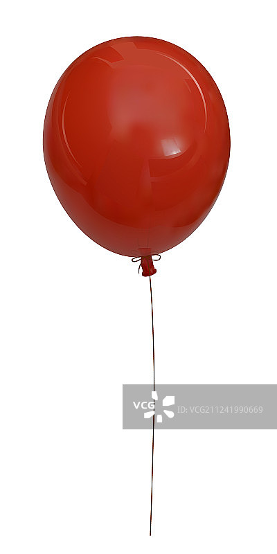 逼真的红色气球图片素材