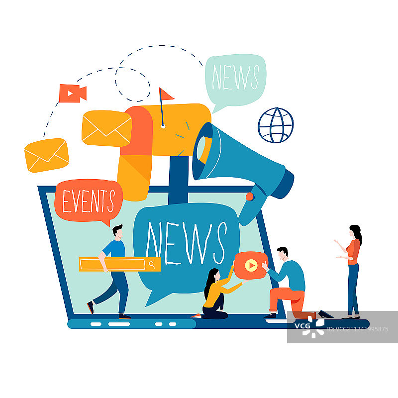 电子邮件新闻订阅推广图片素材