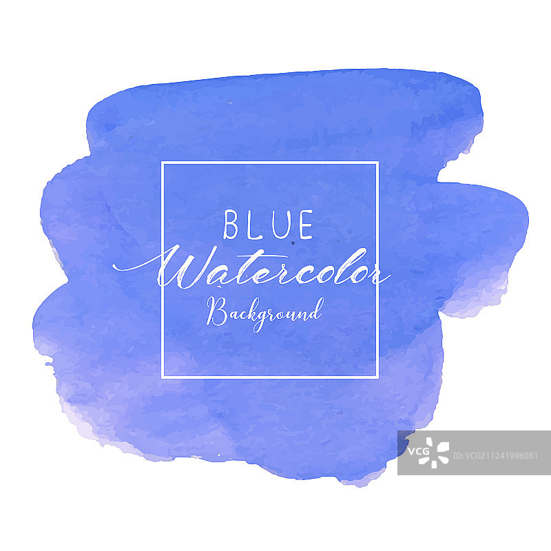 蓝色抽象水彩背景图片素材