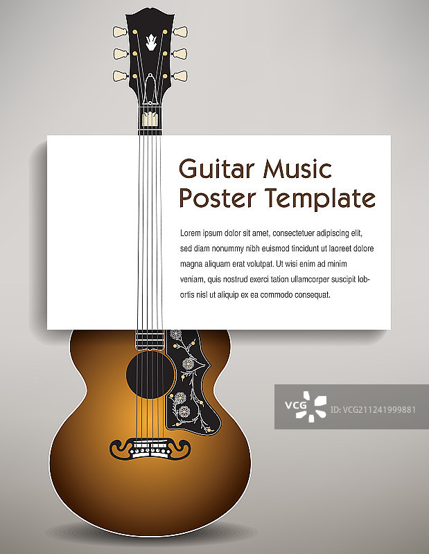 琴弦上的海报吉他图片素材