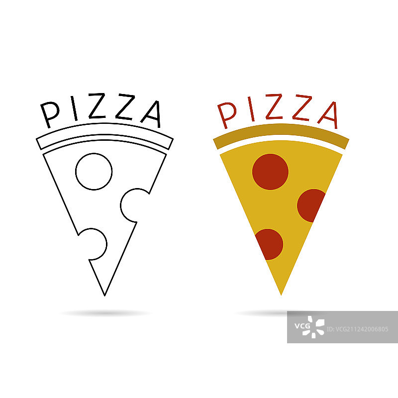 披萨切片合集图片素材