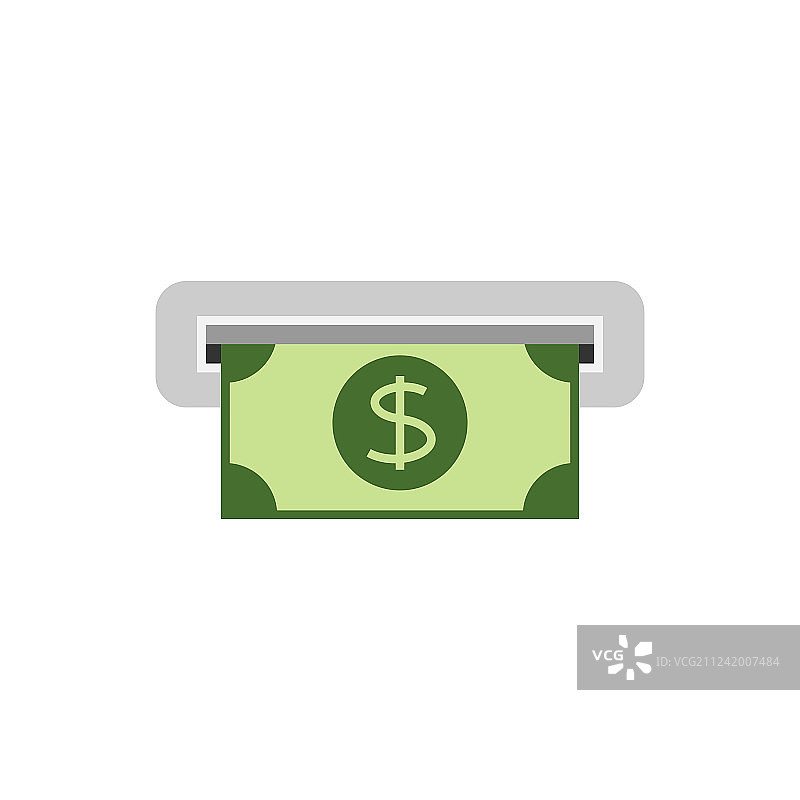 从ATM取现金图片素材