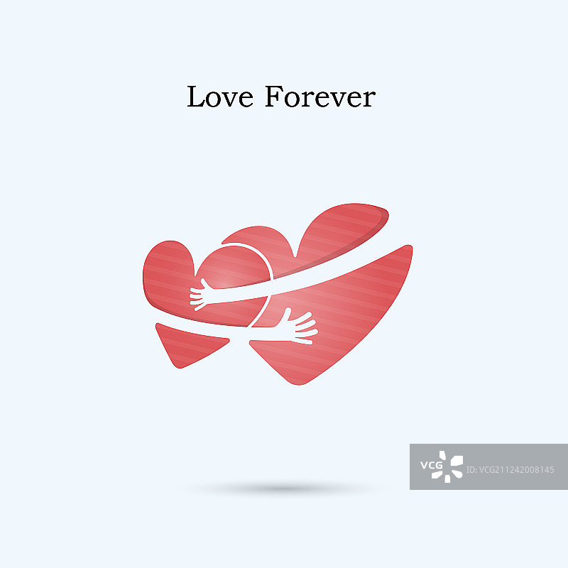 永恒的爱主题logo设计模板，婚礼素材图片素材