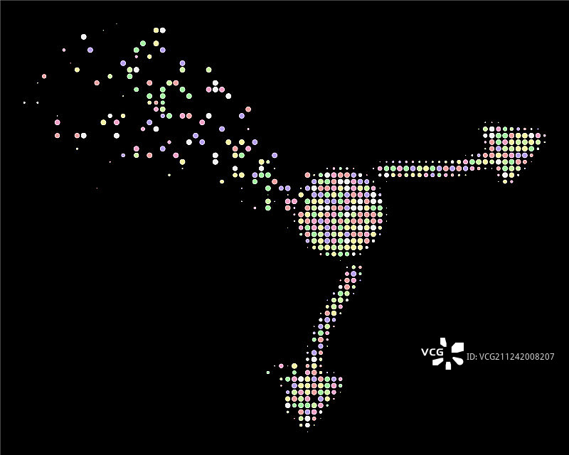 像素半色调曲线箭头图标图片素材