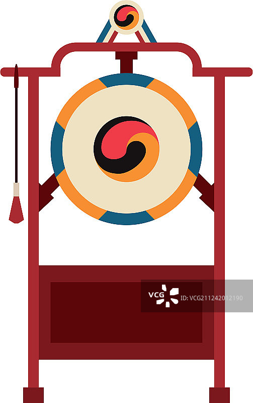 亚洲锣乐器图片素材