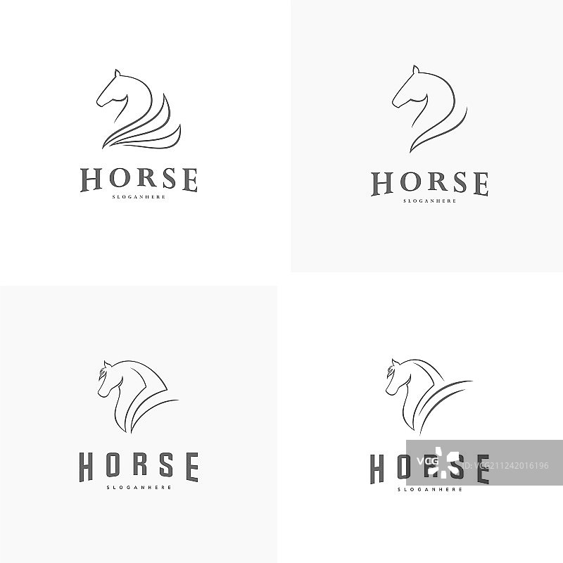 飞马标志模板合集图片素材