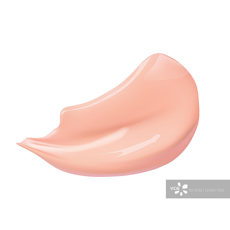 化妆品粉底液霜涂抹图片素材