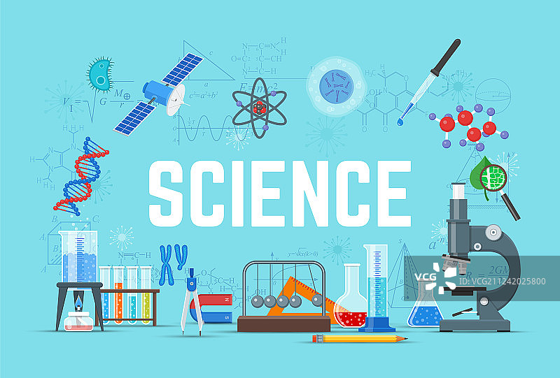 扁平风格科技概念图片素材