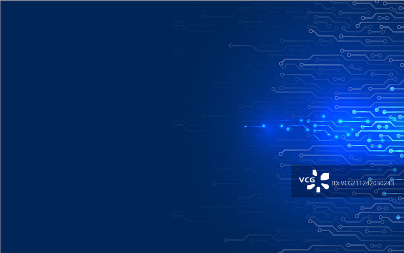 深色背景上的电子发光触点图片素材