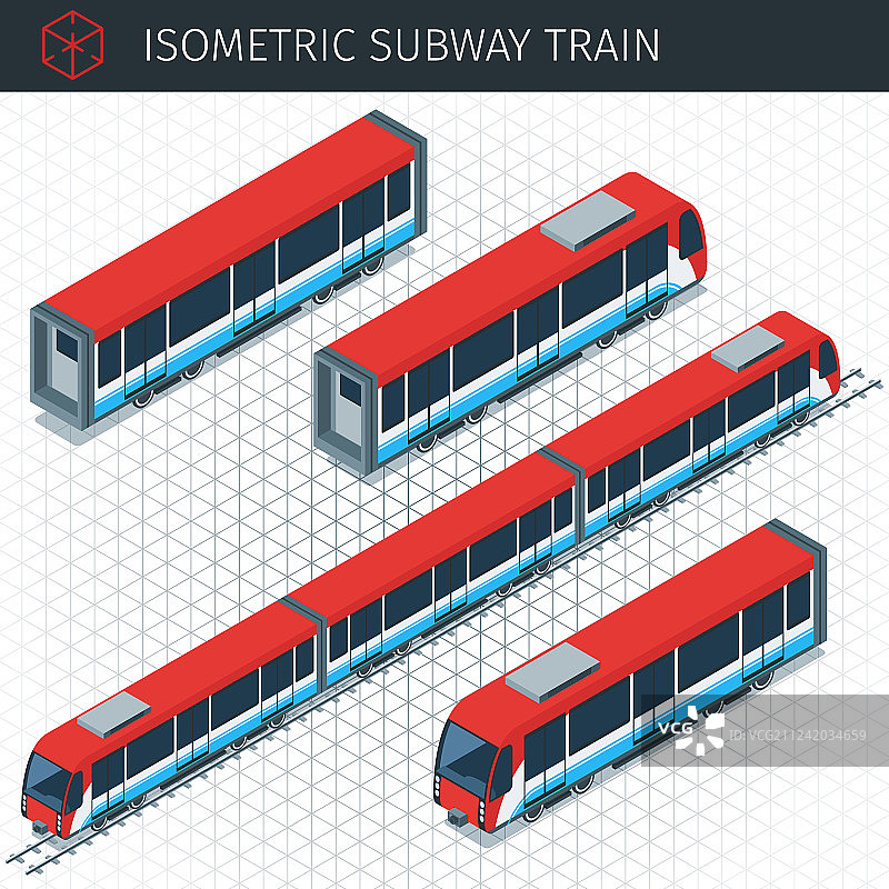 2.5D地铁列车图片素材
