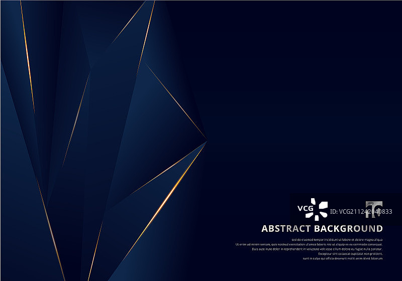 深蓝色奢华高级抽象模板图片素材